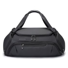 Men's And Women's Wet And Dry Separation Yoga Travel Bag (Color: Black)