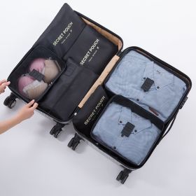 Travel Luggage Storage Bag Packing Bag (Color: Black)
