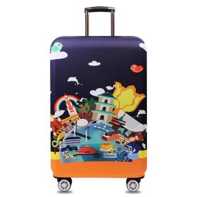 Wear-resistant Luggage Cover Luggage Protection Cover (Option: K-XL)